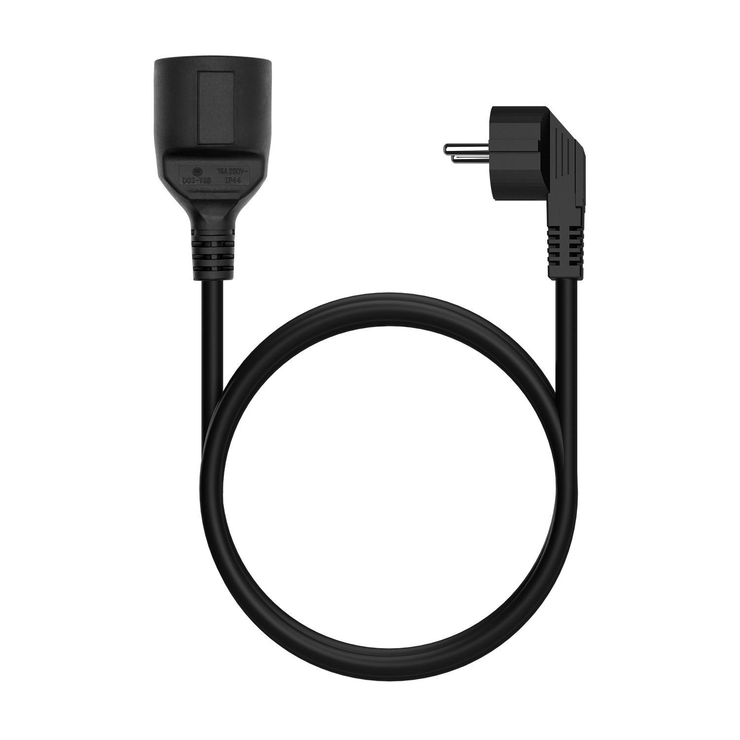 Cabo de Extensão de Alimentação AISENS A132-0602 (5 m - Preto), miniatura 3