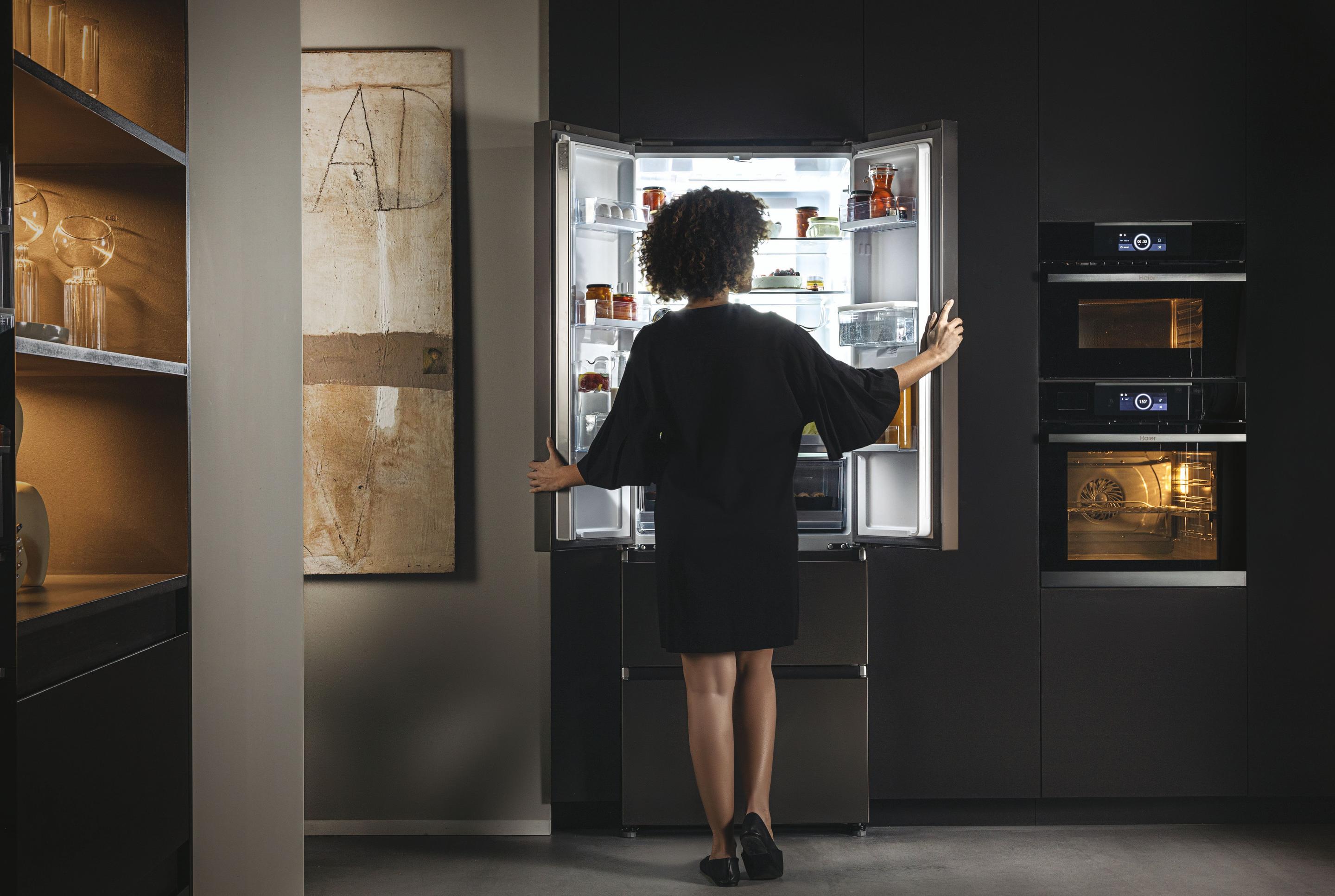 Frigorífico Americano Multiportas Independente HAIER HFW7720EWMP (477 L - 200,6x70x67,5 cm - 70 cm - Cinzento) — miniatura 11