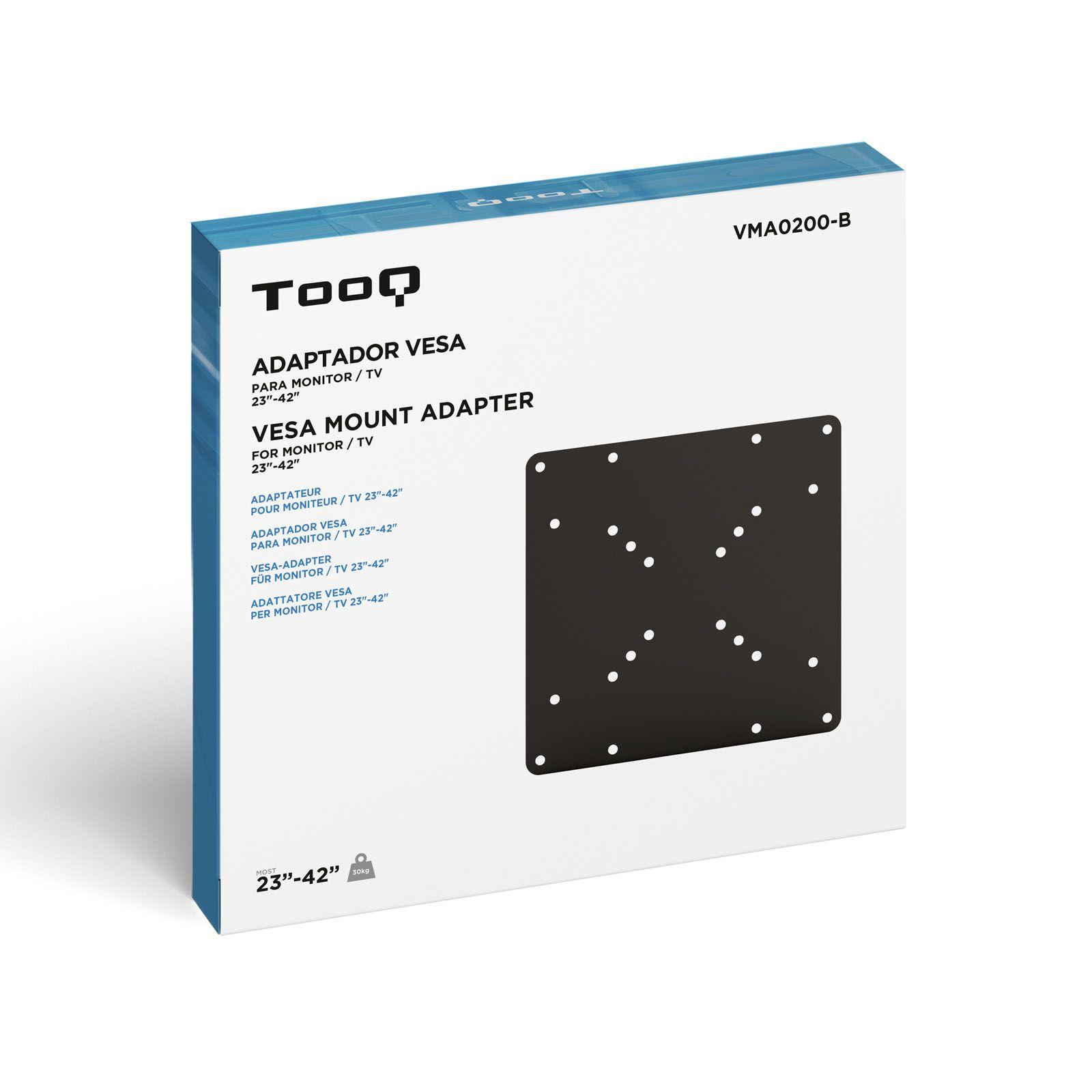 Adaptador VESA para TV TOOQ VMA0200-B (200 x 200 mm - 106,7 cm - 30 kg - Preto), miniatura 6