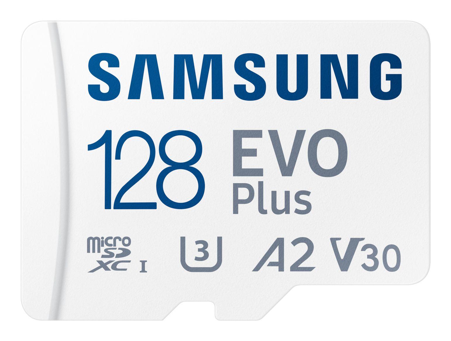 Cartão de Memória SAMSUNG EVO Plus MB-MC128SA/EU (128GB - UHS-I - 160 MB/s - Branco)