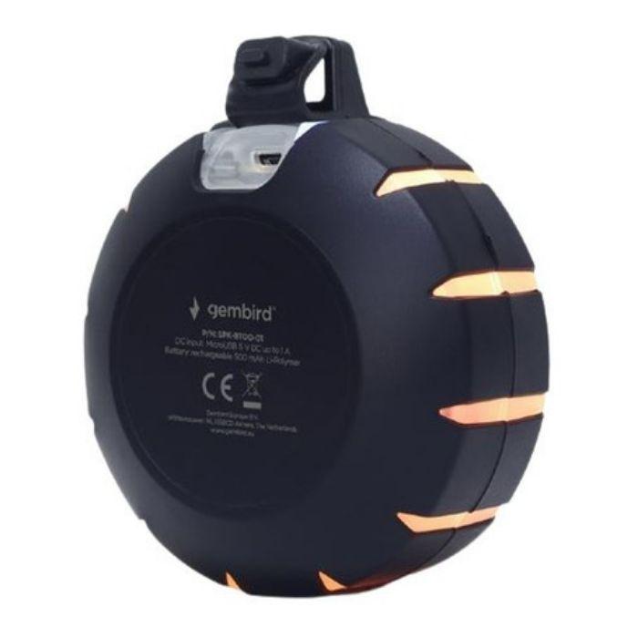 Coluna Portátil GEMBIRD SPK-BTOD-01 (3 W - Com fios e sem fios - Preto), miniatura 4