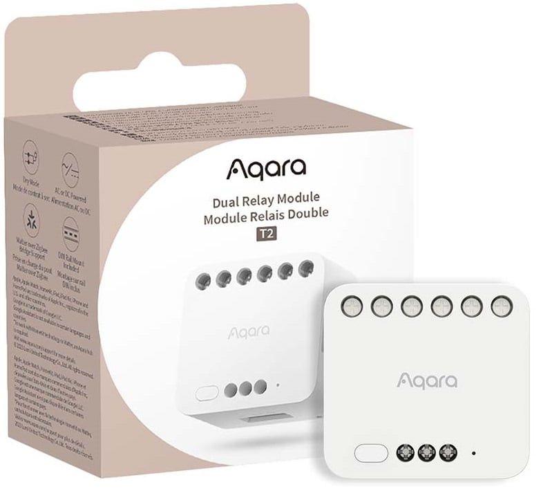 Módulo de Relé Duplo AQARA T2 (Branco) — miniatura 5