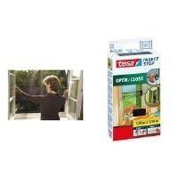 Mosquiteiro para Janela TESA Insect Stop Abrir e Fechar (Antracite)