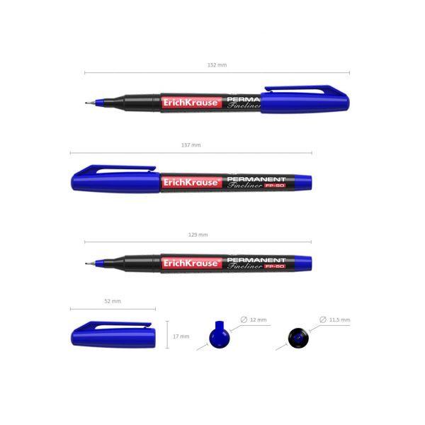 Marcador Permanente ERICHKRAUSE FP-50 (Azul) — miniatura 4