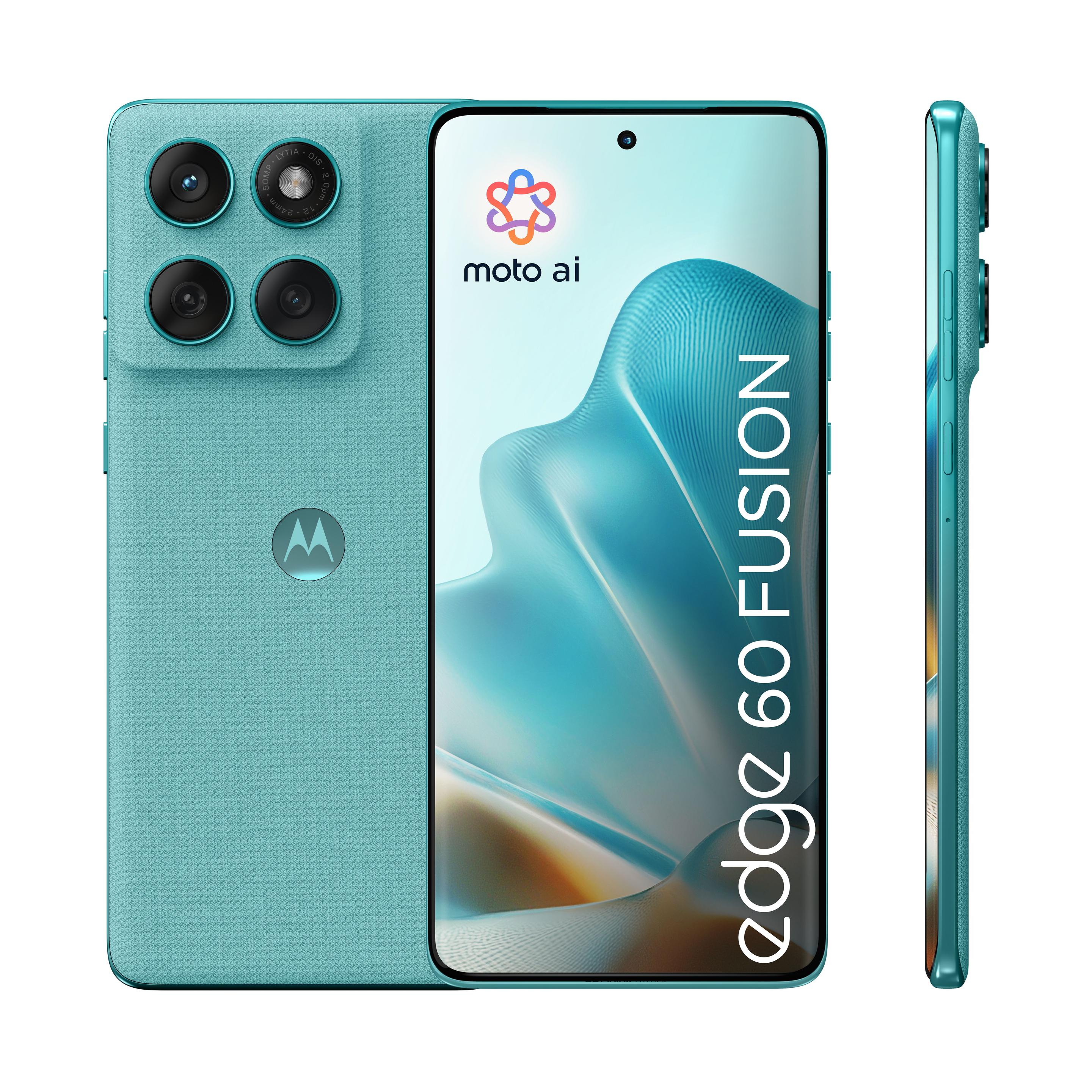 Smartphone MOTOROLA Edge 60 Fusion 5G (8GB/256GB - 6,67" - Turquesa), miniatura 2