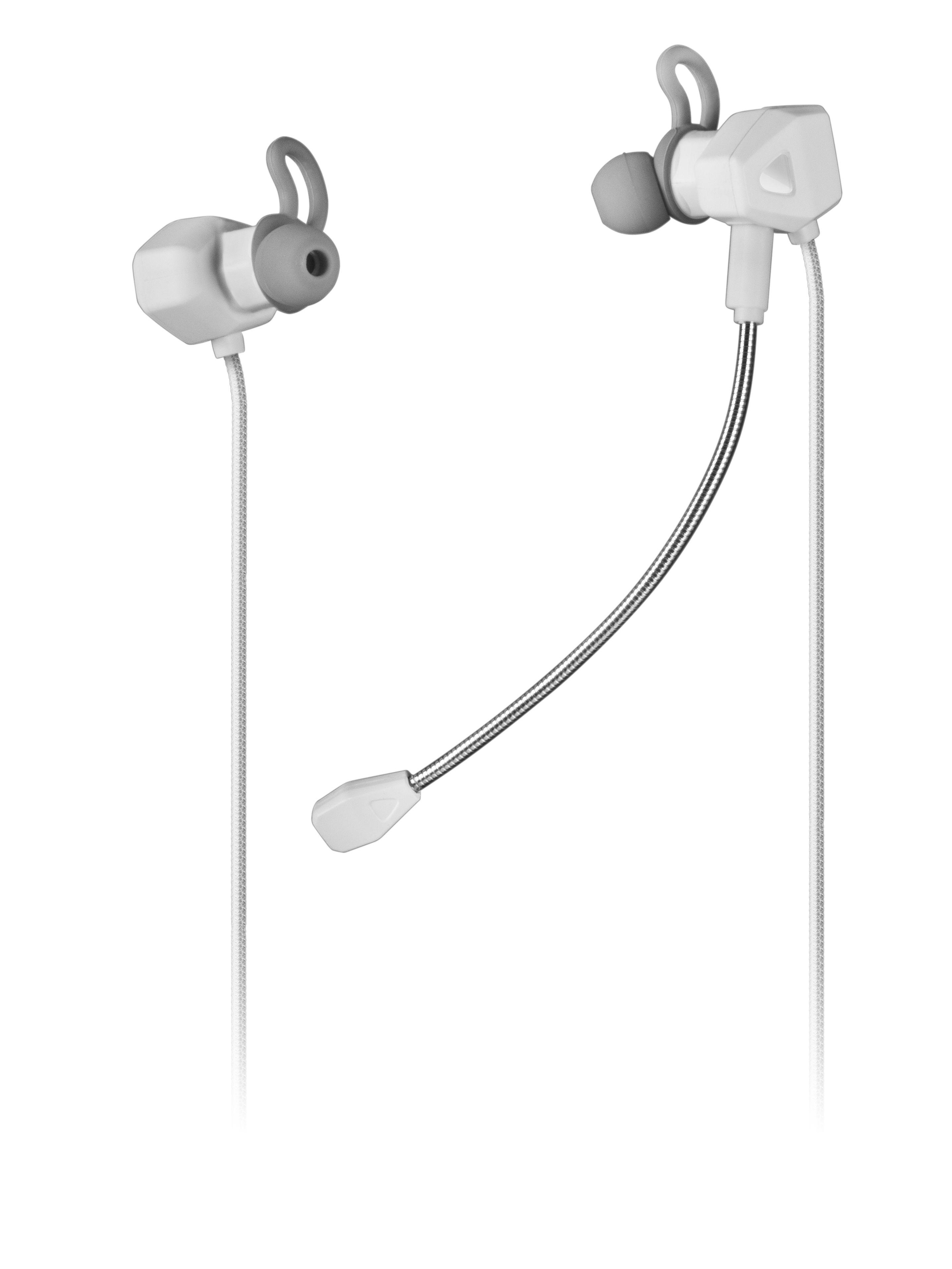 Headset Gaming In-Ear MARS GAMING MIHX (Binaural - Com fios - Intra-aural - Branco)