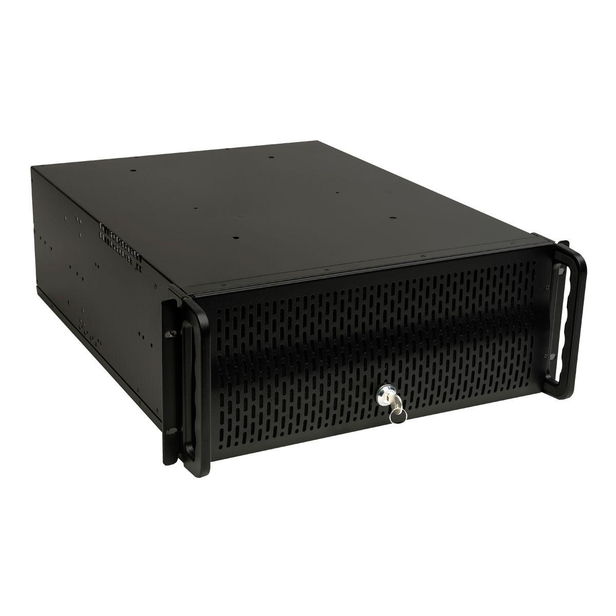 Caixa Rack Servidor UNYKACH UK 4129 (4U - 19″ - ATX - Preto), miniatura 2