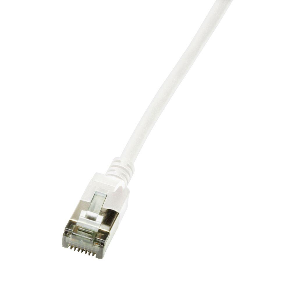 Cabo de Rede LOGILINK CQ9041S (1,5 m - Cat6A - RJ-45 - Branco)