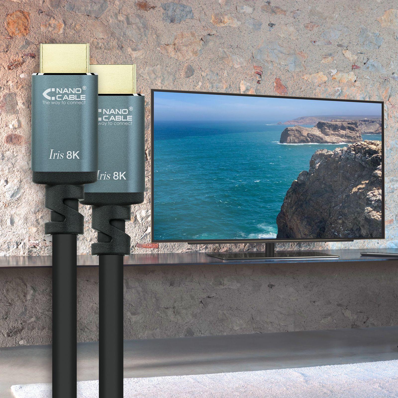 Cabo HDMI NANOCABLE 10.15.8005 (5 m - 120 Hz - HDMI Type A - Preto) — miniatura 5