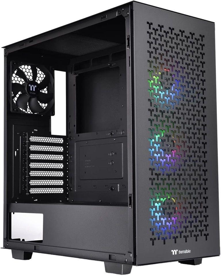 Caixa PC THERMALTAKE V350 TG ARGB Air (ATX, micro ATX, Mini-ITX - Midi Tower - SPCC - Preto) — miniatura 2
