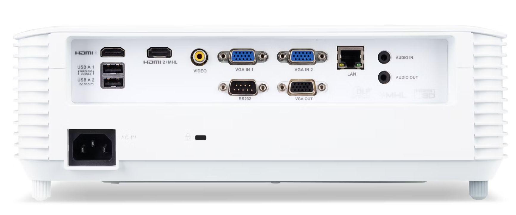 Projetor ACER S1386WHN (WXGA - 3600 ANSI lumens - Lâmpada - Branco), miniatura 6
