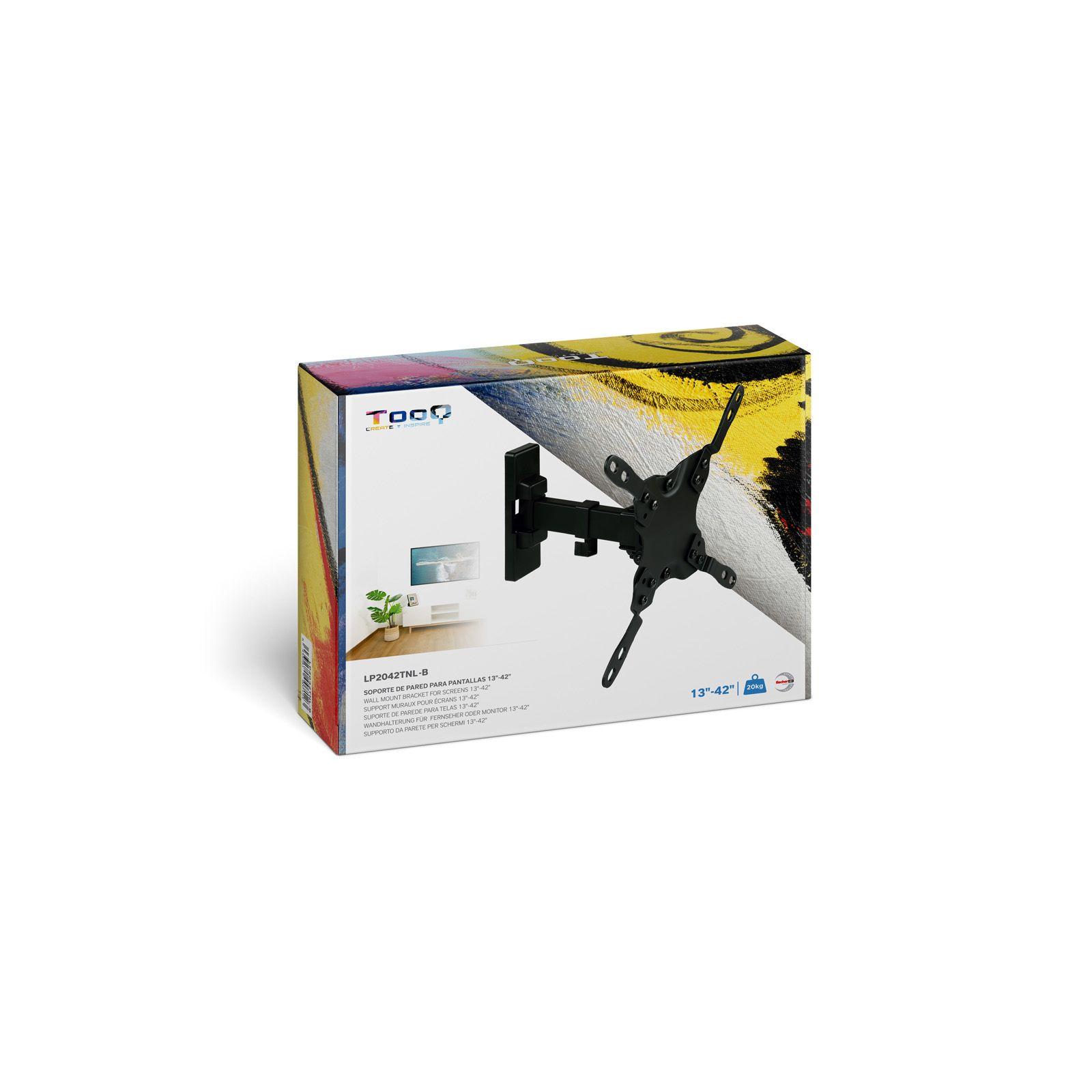 Suporte de Parede para TV TOOQ LP2042TNL-B (200 x 200 mm - 75 x 75 mm - 106,7 cm - Preto), miniatura 12