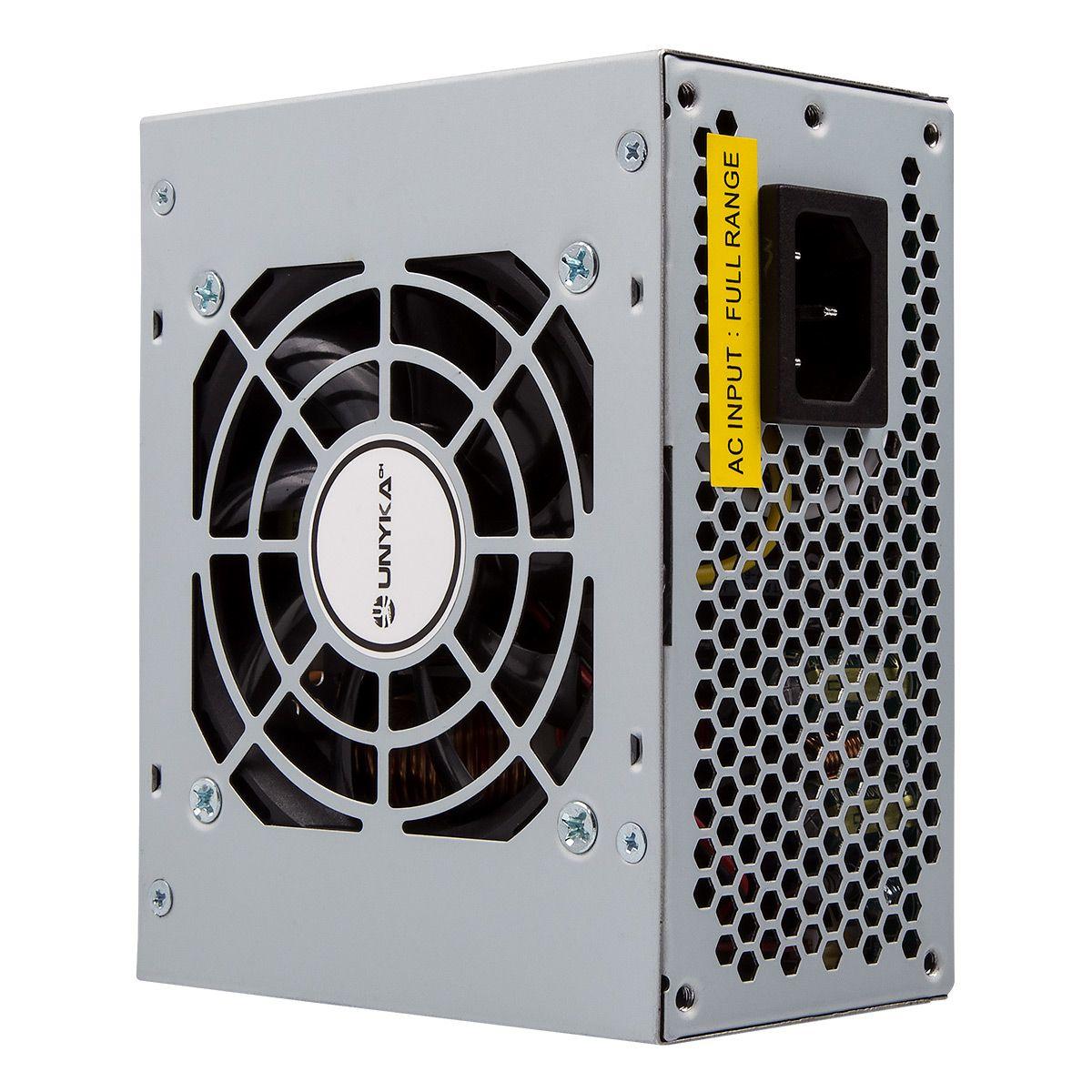 Fonte de Alimentação UNYKACH 52003 (SFX - 300 W - 80 PLUS Bronze - Prateado)