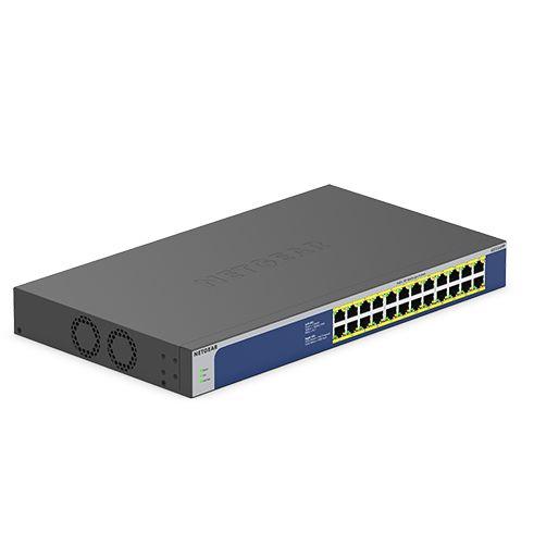 Switch NETGEAR GS524PP-100EUS (Gigabit Ethernet - PoE+ - Cinzento) — miniatura 3