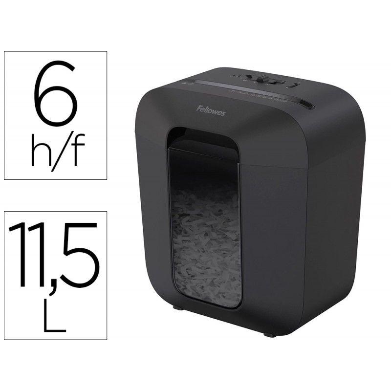 Destruidora de Papel FELLOWES Powershred LX25 (Preto), miniatura 2