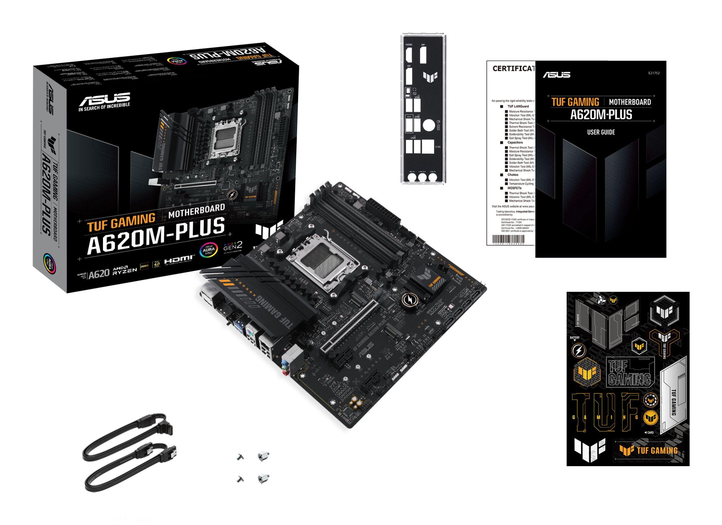 Motherboard ASUS TUF GAMING A620M-PLUS (AM5 - AMD Ryzen 7000 Series - micro ATX) — miniatura 9