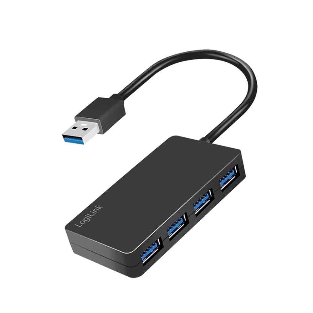 Hub USB LOGILINK UA0419 (Preto)
