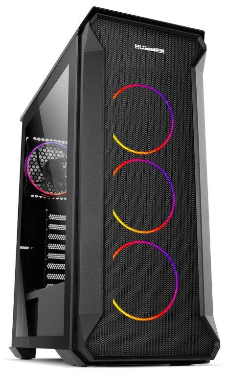 Caixa PC NOX Hummer Quantum (ATX, ITX, micro ATX - Mini Tower - ATX, ITX, Micro-ATX - Preto)