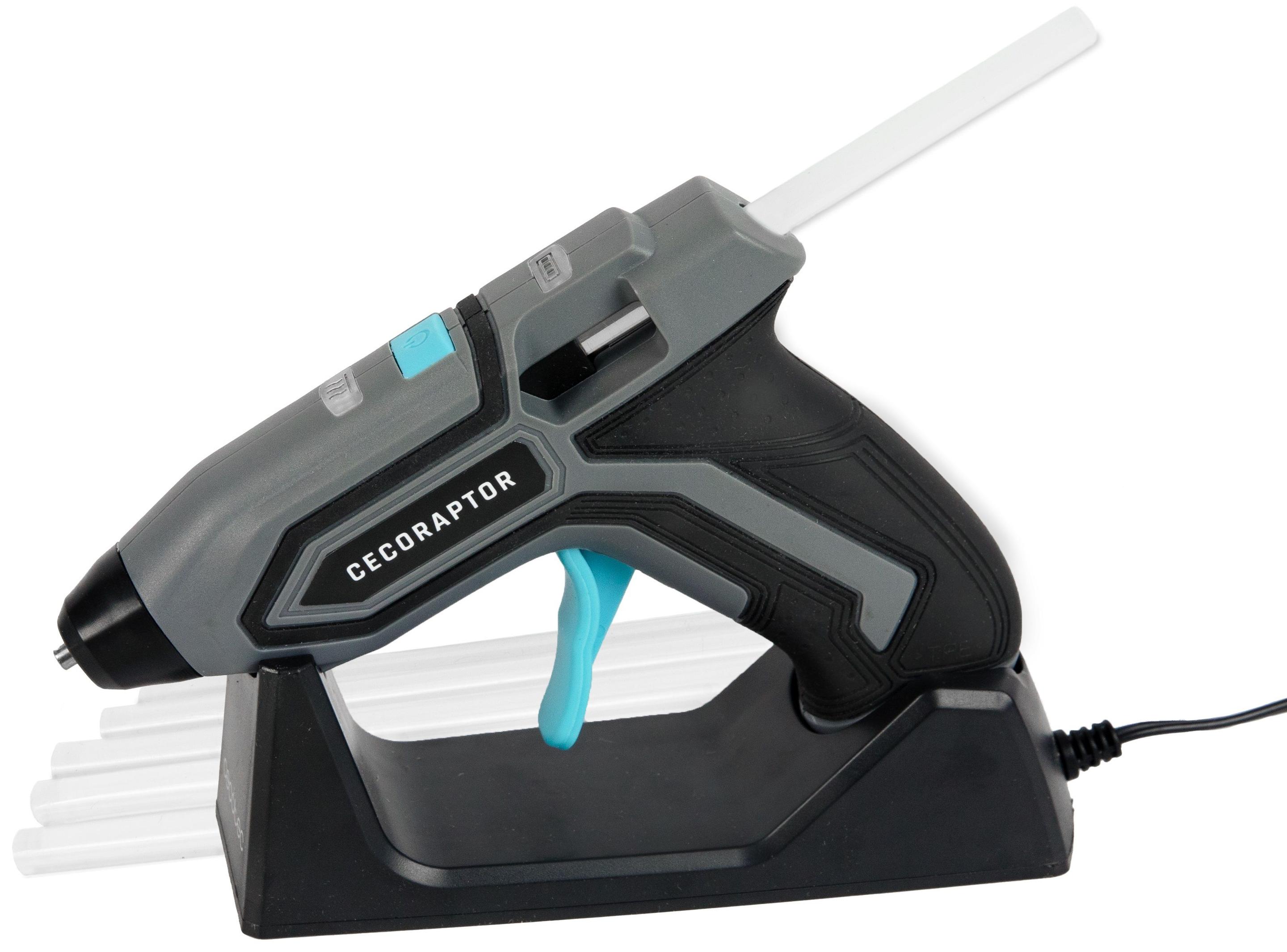 Pistola de Cola Quente CECOTEC CecoRaptor Perfect Fix 360 X-Treme (3,7 V - Bateria - Iões de lítio - Preto e Azul) — miniatura 2