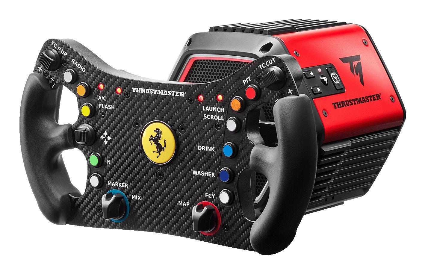 Volante e Pedais THRUSTMASTER T818 Ferrari 488 GT3 DD FF (PC - Com fios - Preto e Vermelho), miniatura 3