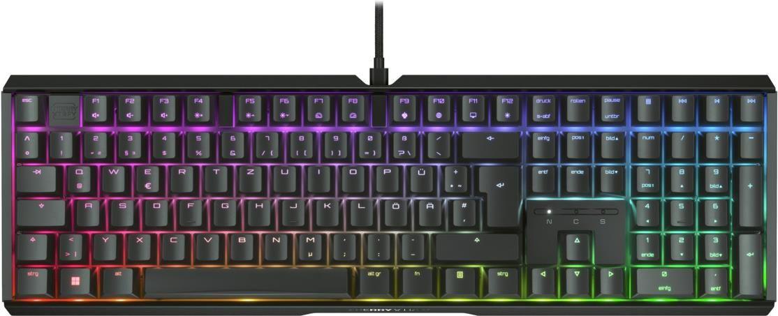 Teclado CHERRY XTRFY MX 3.1 (Alemão - CHERRY MX2A Red - Com fios - Preto)