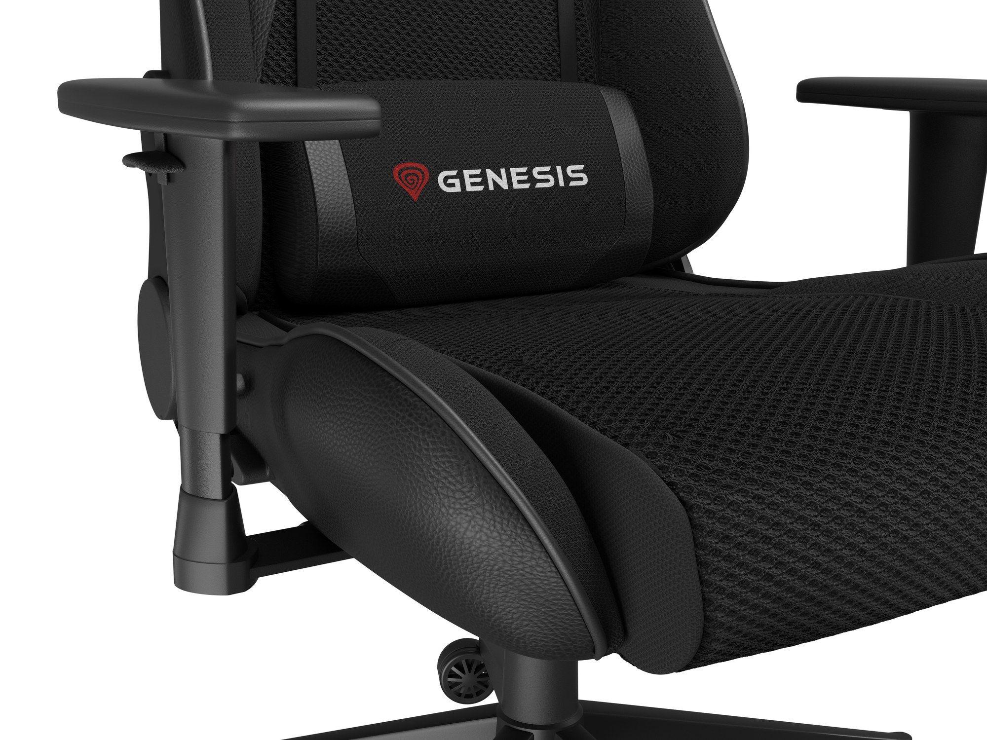 Cadeira Gaming GENESIS Nitro 440 G2 (120 kg - 7 cm - Tecido, Imitação de pele - Preto/Cinzento) — miniatura 6