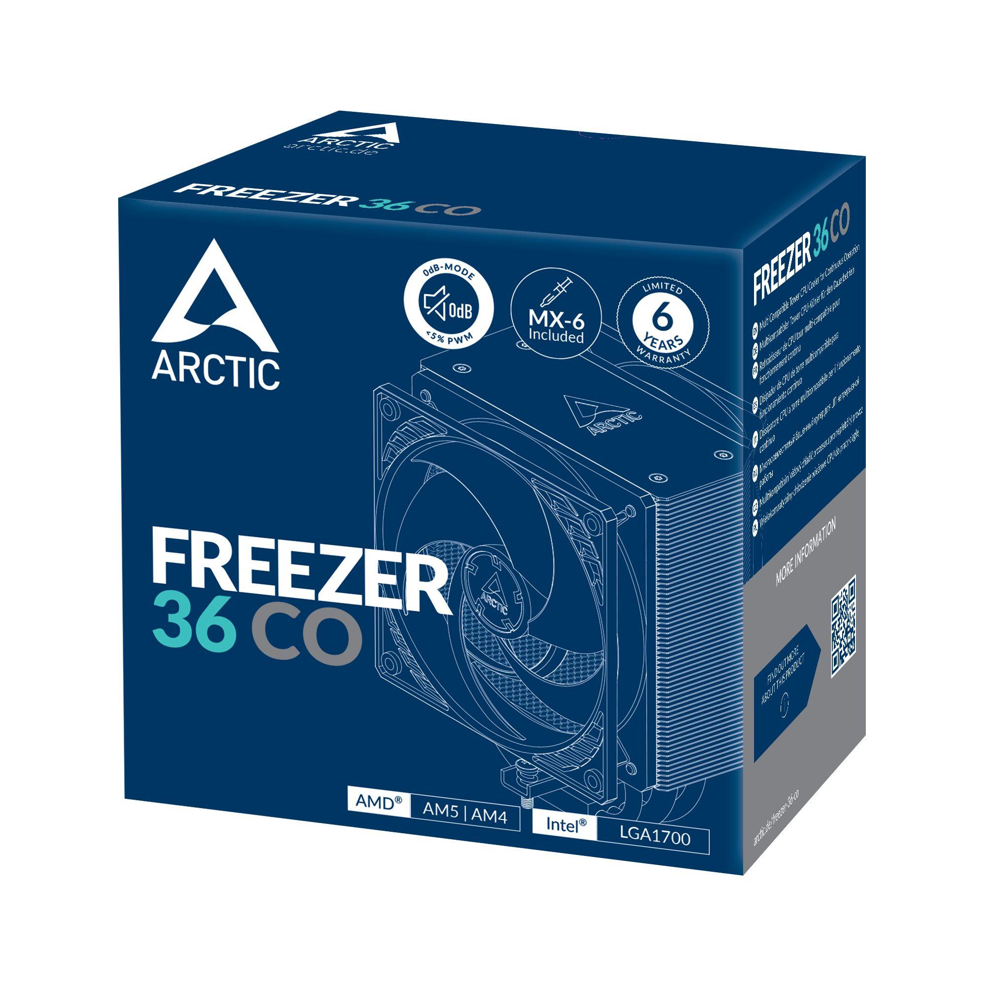 Cooler de CPU ARCTIC Freezer 36 CO Black (Alumínio - Preto e Prateado) — miniatura 6