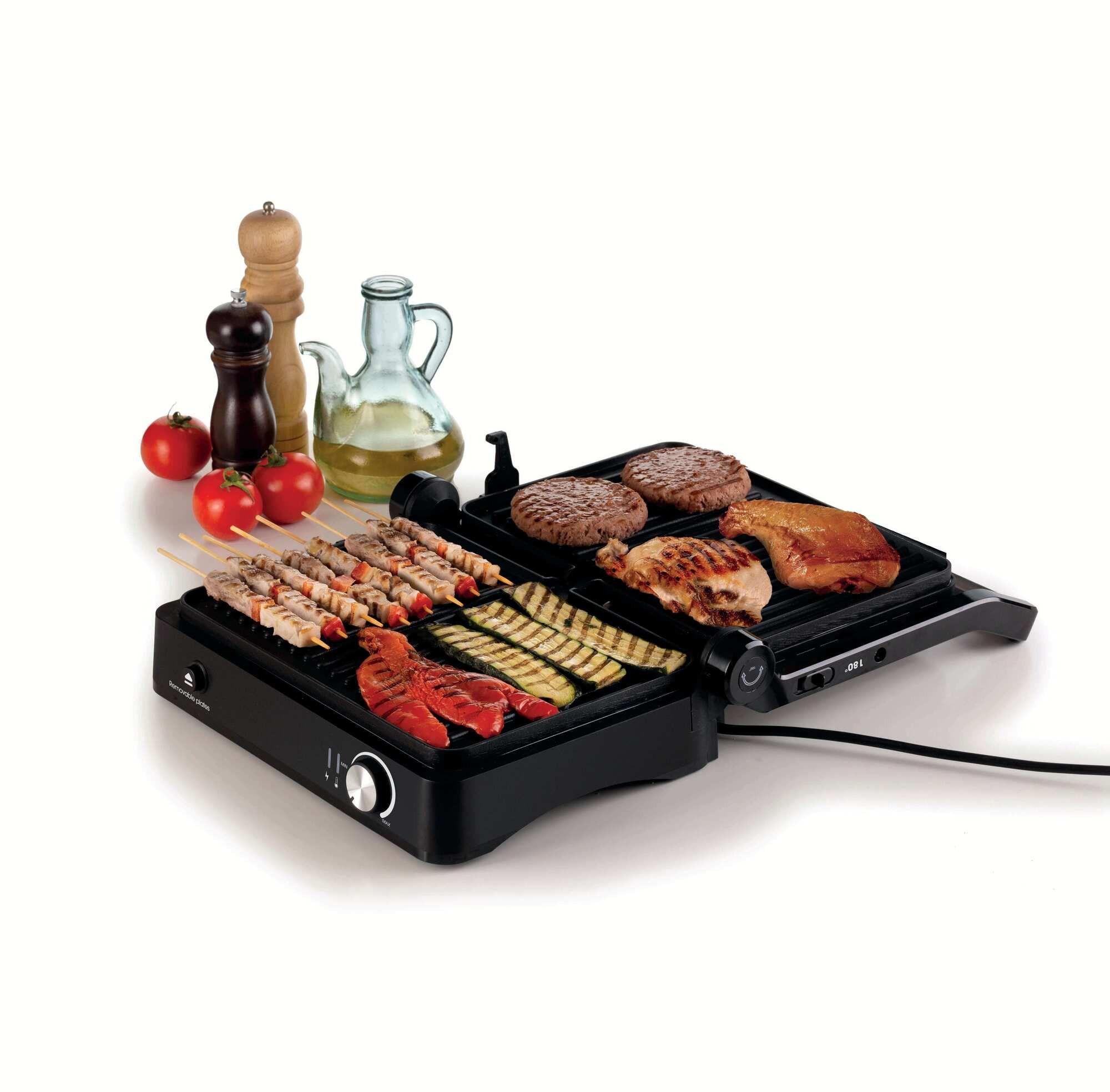 Grelhador de Contacto ARIETE 1934/00 (Altura 14 cm - Preto e Inox), miniatura 3