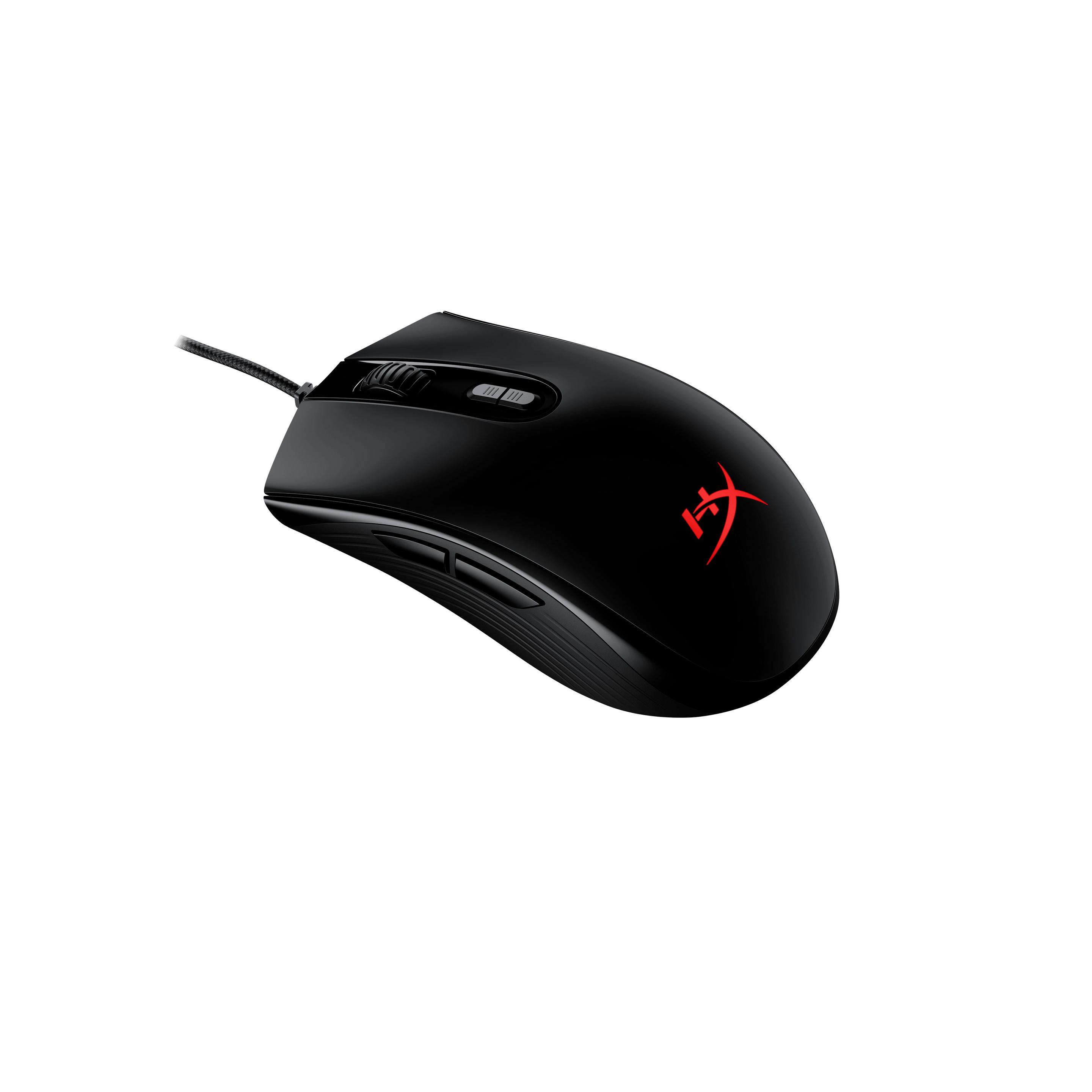 Rato HYPERX Pulsefire Core (Ambidestro - 6200 DPI - Ótico - Preto) — miniatura 3