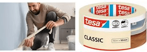 Fita de Pintura TESA 52805-00000-03 (Papel - Bege)