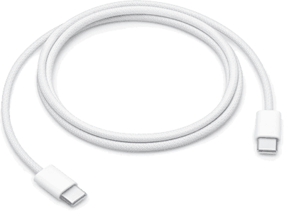 Cabo USB-C APPLE MW493ZM/A (1 metro - USB-C - Branco)