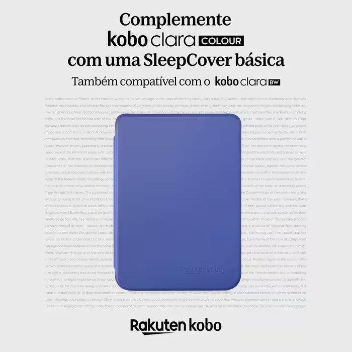 Capa para eReader KOBO Basic SleepCover Clara BW/Colour (6" - Azul Cobalto) — miniatura 4