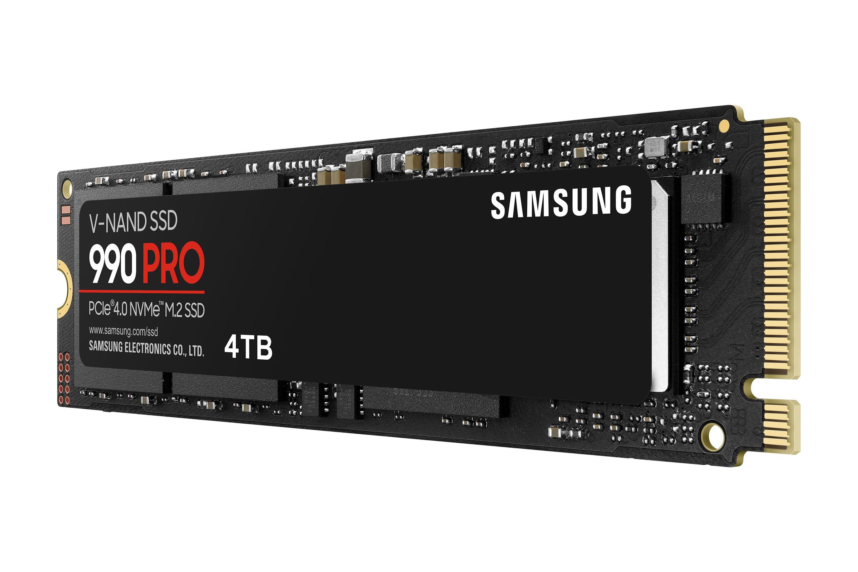 SSD Interno SAMSUNG 990 PRO MZ-V9P4T0BW (4 TB - M.2 2280 - PCI Express 4.0 NVMe) — miniatura 3