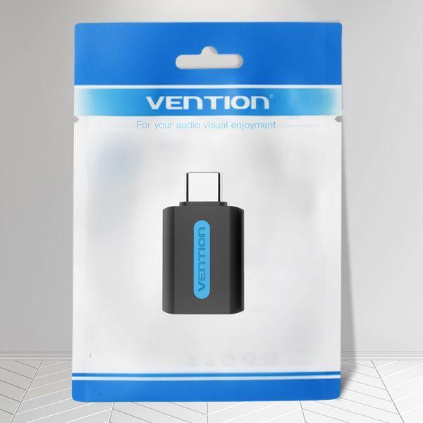 Adaptador VENTION CDUB0 (USB-A - USB-C - Preto) — miniatura 3
