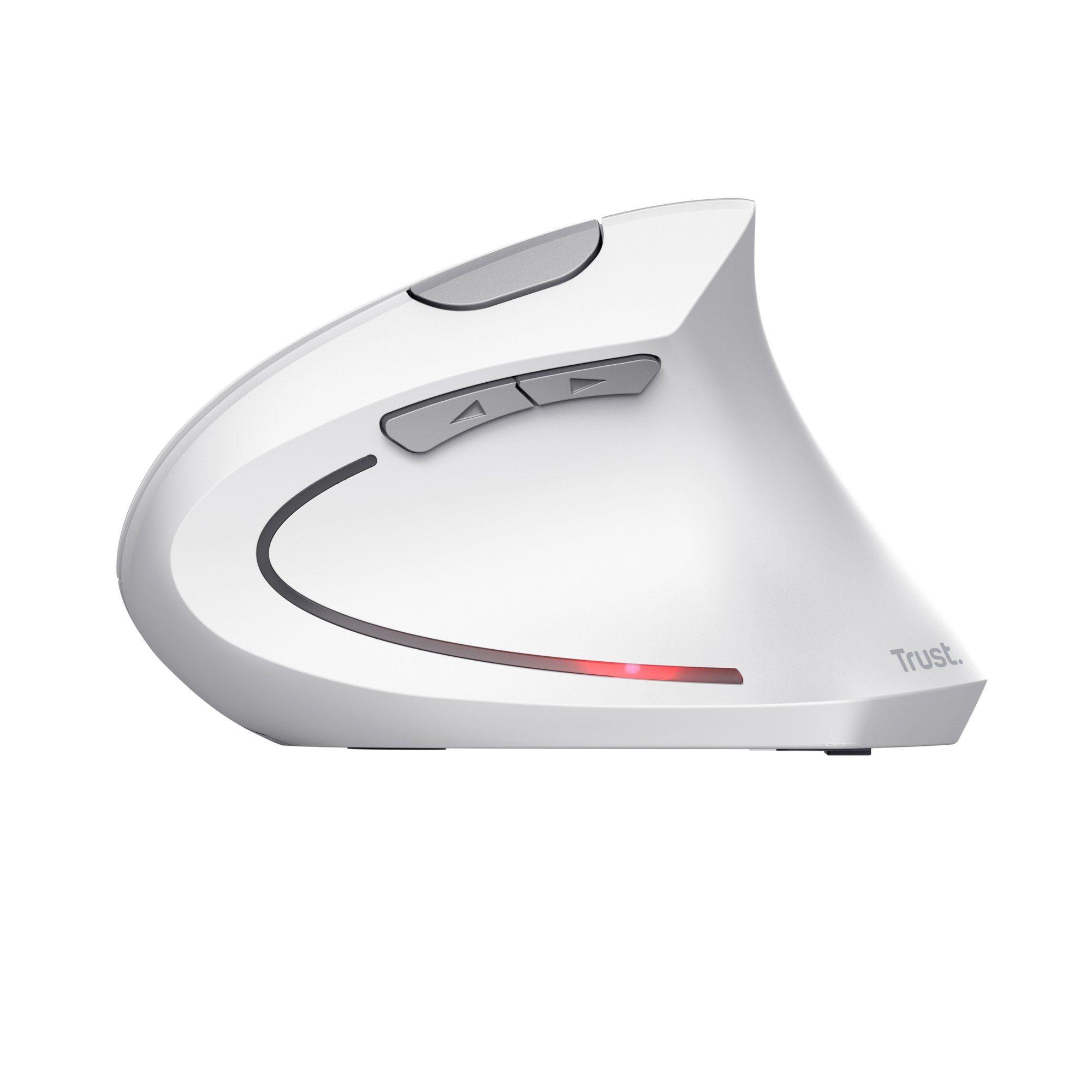 Rato TRUST Verto 25132 (Vertical, mão direita - 1600 DPI - Ótico - Branco), miniatura 6