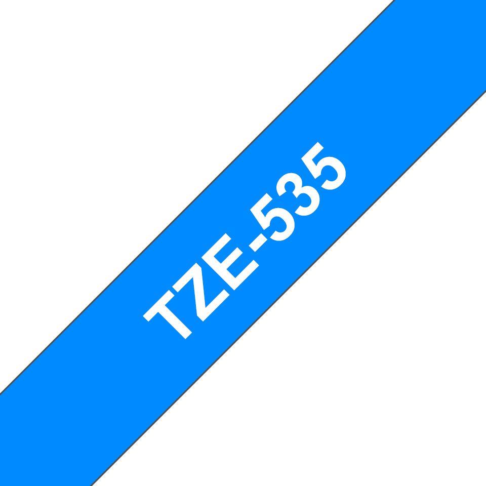 Fita de Impressão BROTHER TZE-535 (Branco sobre Azul)