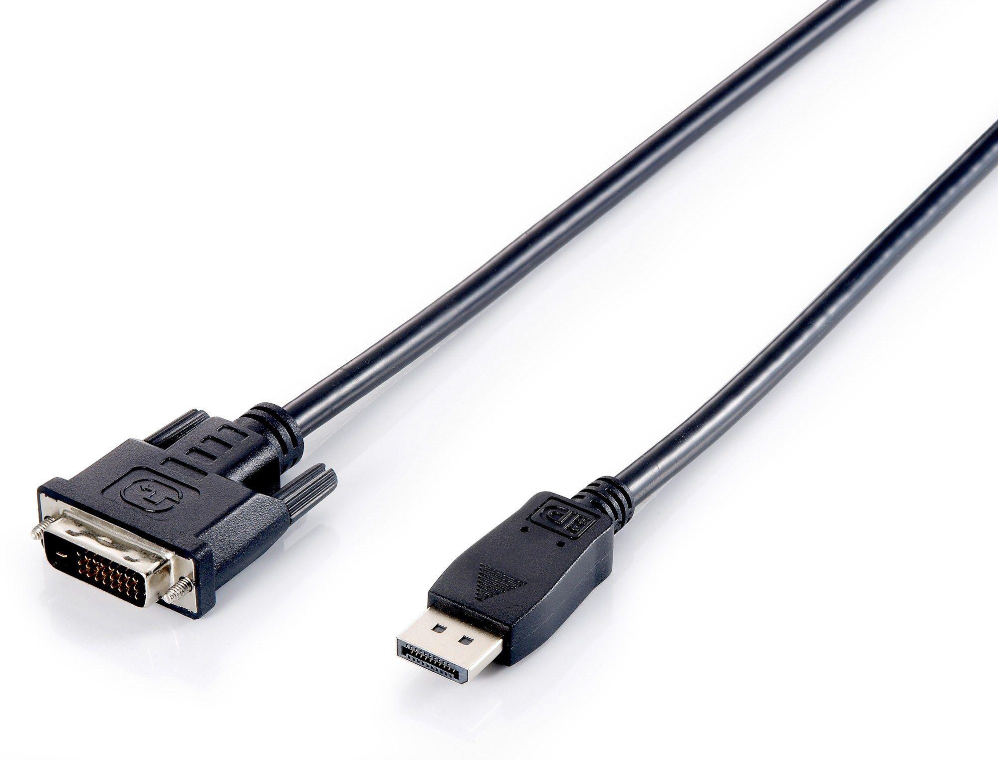 Cabo DisplayPort para DVI-D EQUIP 119336 (2 m - Preto)
