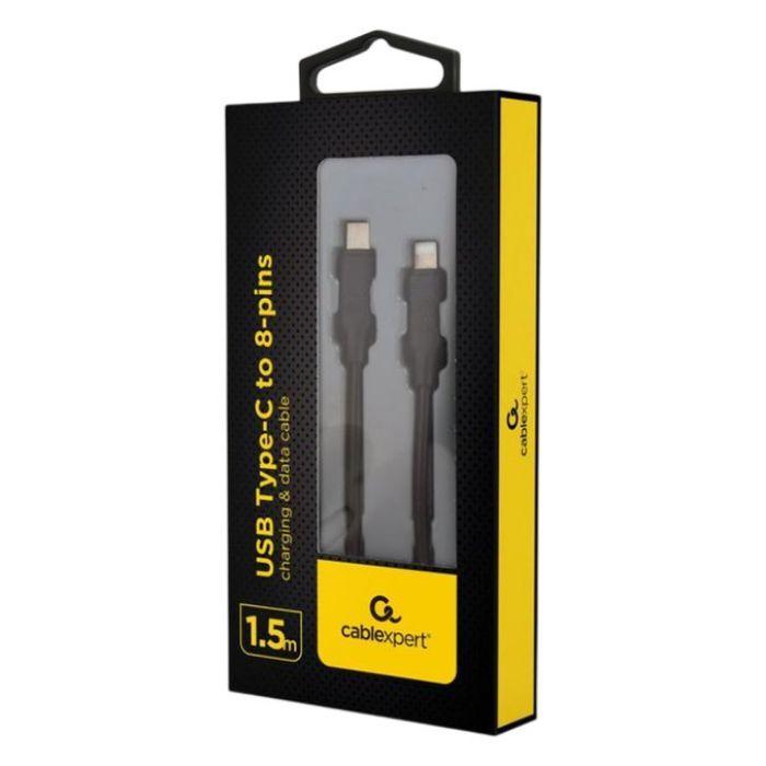 Cabo de Carregamento e Dados GEMBIRD CC-USB2-CM8PM-1.5M (1,5 m - USB-C - Preto) — miniatura 2