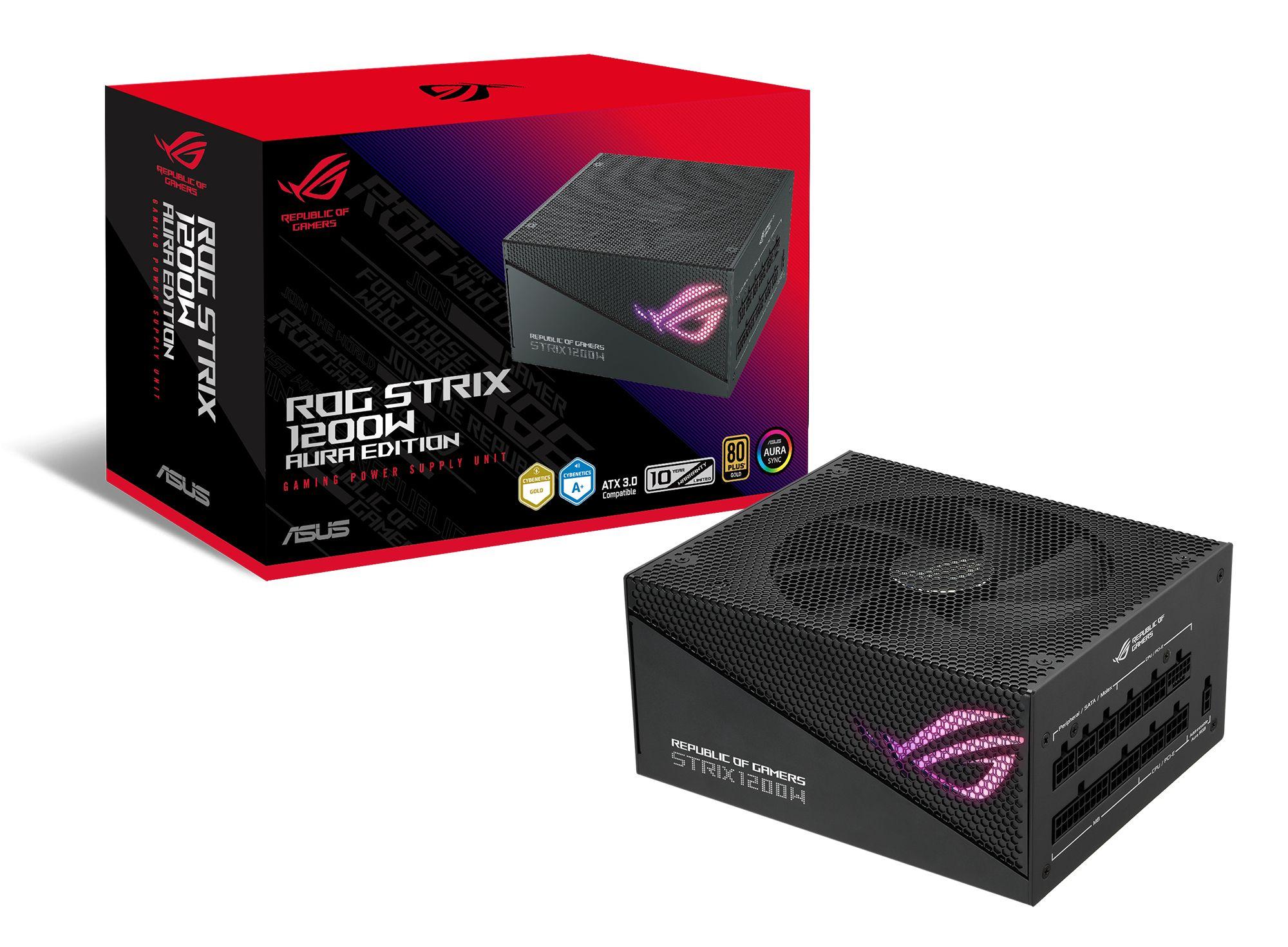 Fonte de Alimentação ASUS ROG Strix 1200W Gold Aura Edition (ATX - 1200 W - 80 PLUS Gold - Preto), miniatura 11
