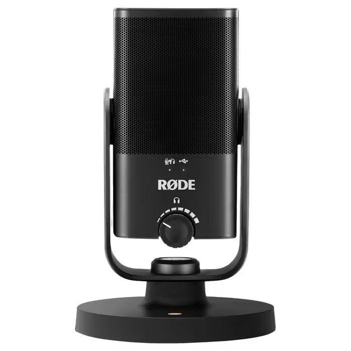 Microfone RODE NT-USB Mini (Microfone de mesa - Com fios - USB/3,5 mm - Preto)
