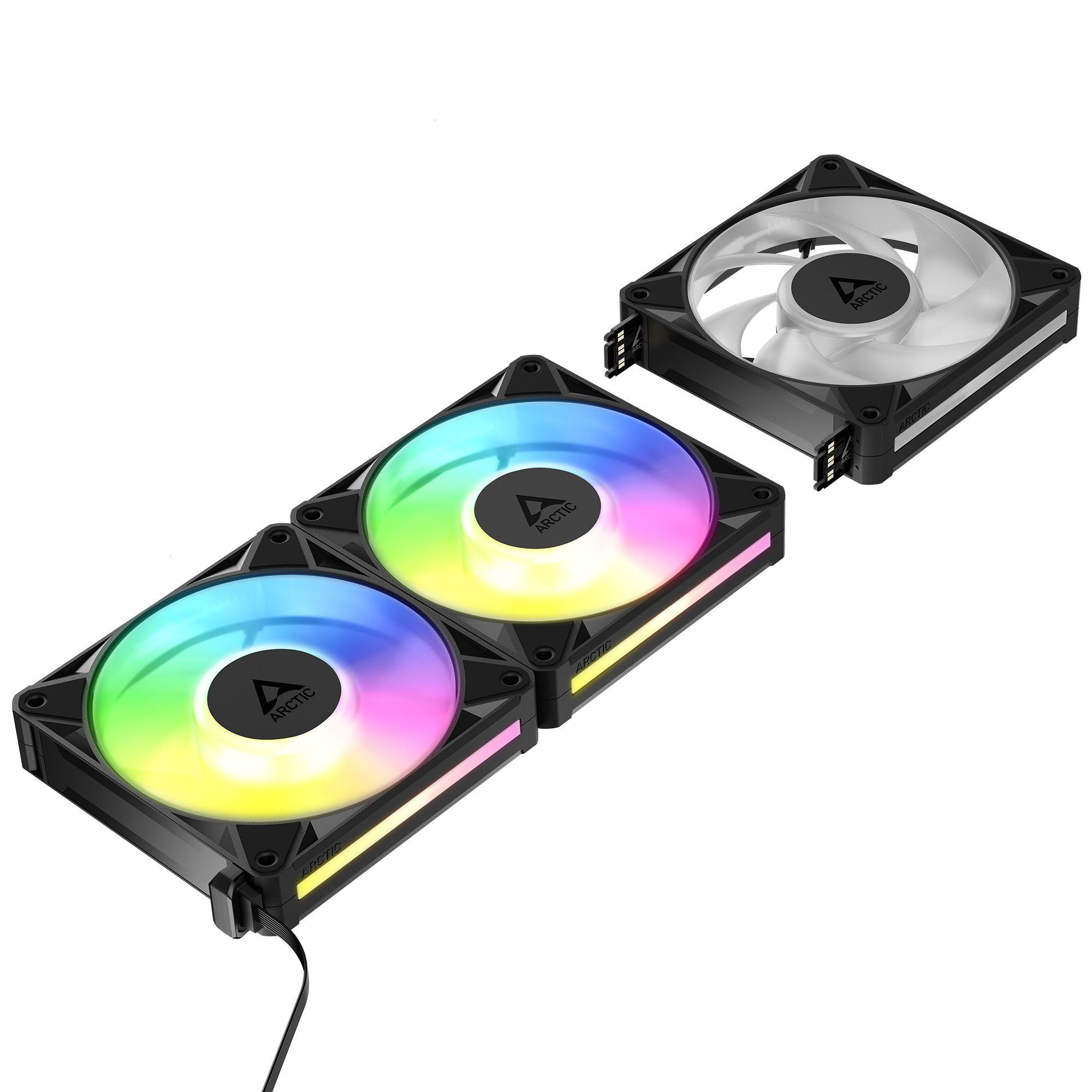 Ventoinhas para Caixa PC ARCTIC BioniX P14 A-RGB (Preto) — miniatura 3