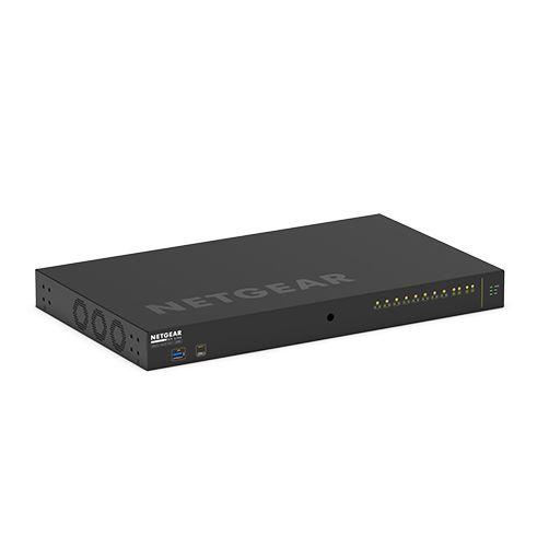 Switch Gerido NETGEAR M4250 GSM4212UX-100EUS (Gigabit Ethernet - 16 MB - 60 Gbit/s - Preto), miniatura 3