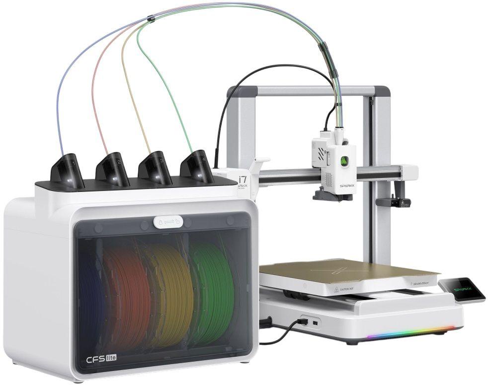 Impressora 3D CREALITY SPARKX i7 Combo (USB, Wi-Fi - Prateado) — miniatura 3