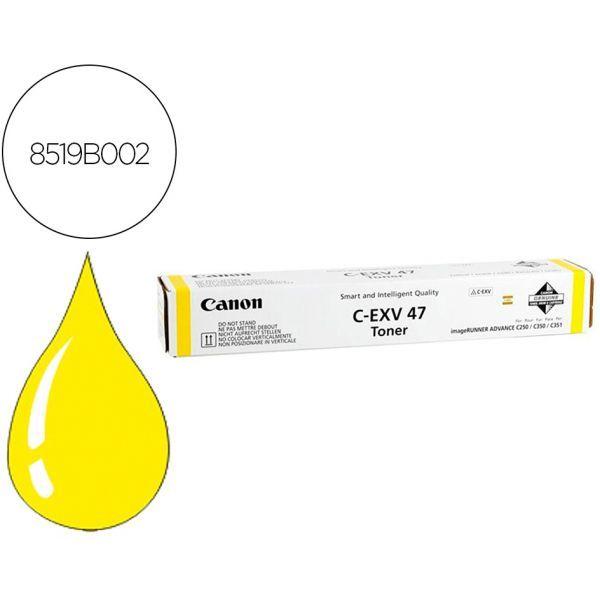 Toner CANON C-EXV47 8519B002 (21 500 páginas - Amarelo)