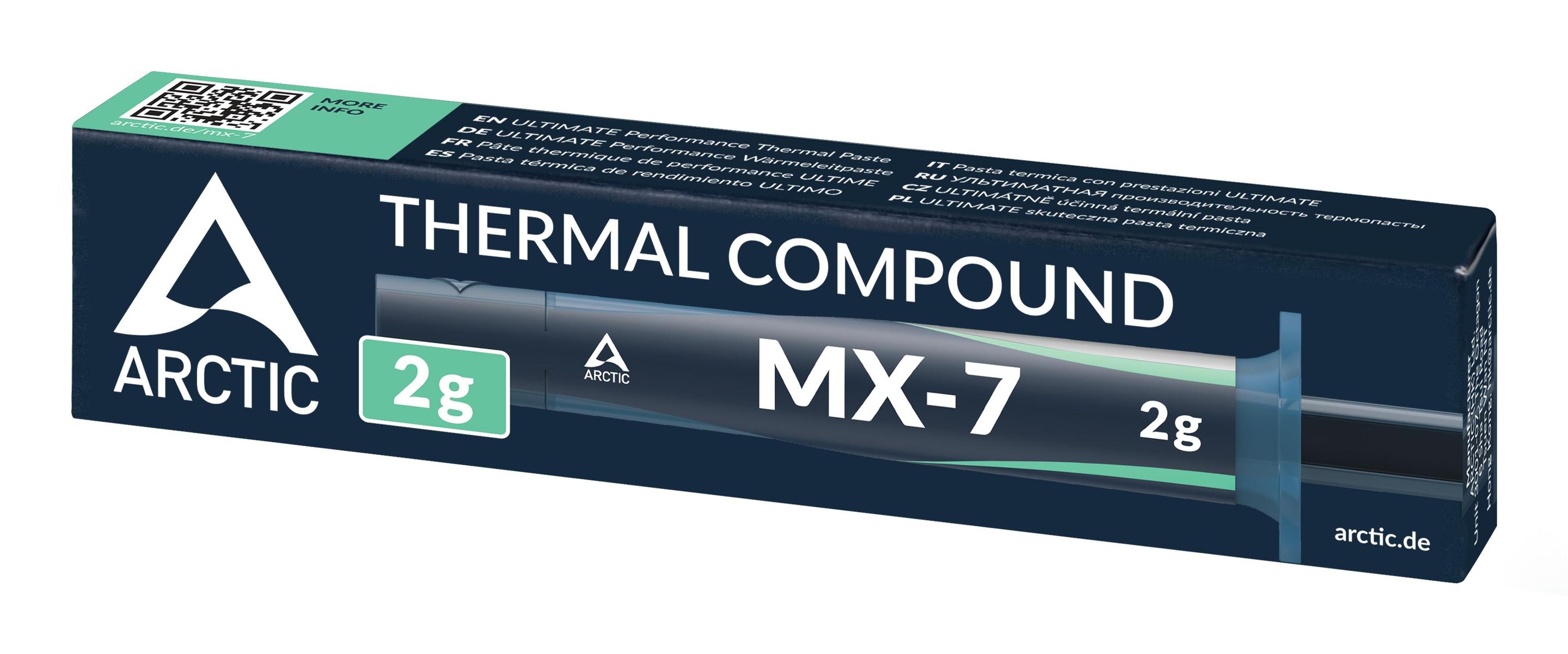 Pasta Térmica ARCTIC MX-7 (Pasta térmica - 2,9 g/cm³ - 35 000–38 000 - Cinzento) — miniatura 2