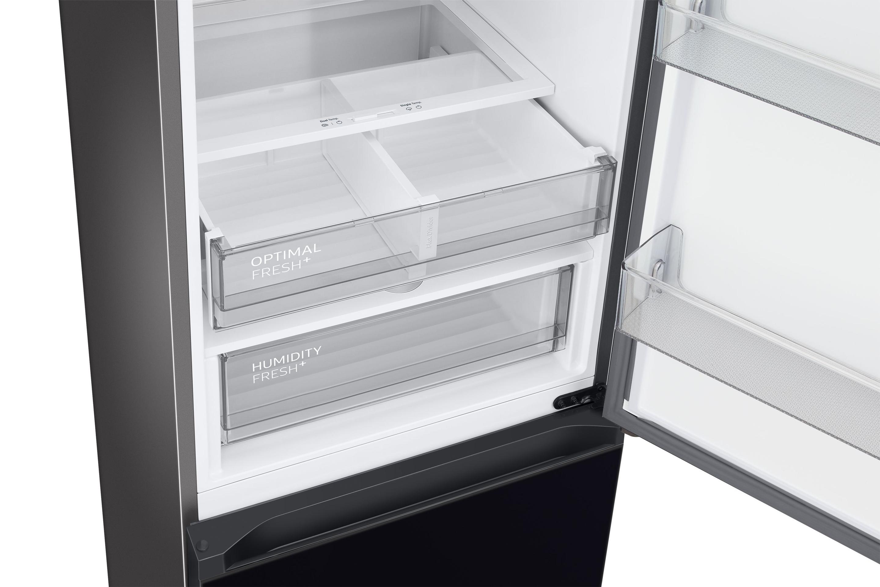 Frigorífico Combinado Independente SAMSUNG RB38C7B6A22/EF (387 l - SmartThings - 203x59,5x65,8 cm - Preto) — miniatura 7