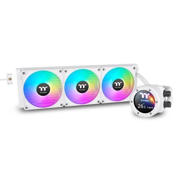 Sistema de Refrigeração Líquida THERMALTAKE TH360 V2 Ultra EX ARGB Sync Snow Edition (12 cm - 2000 RPM - Multicor - Branco)