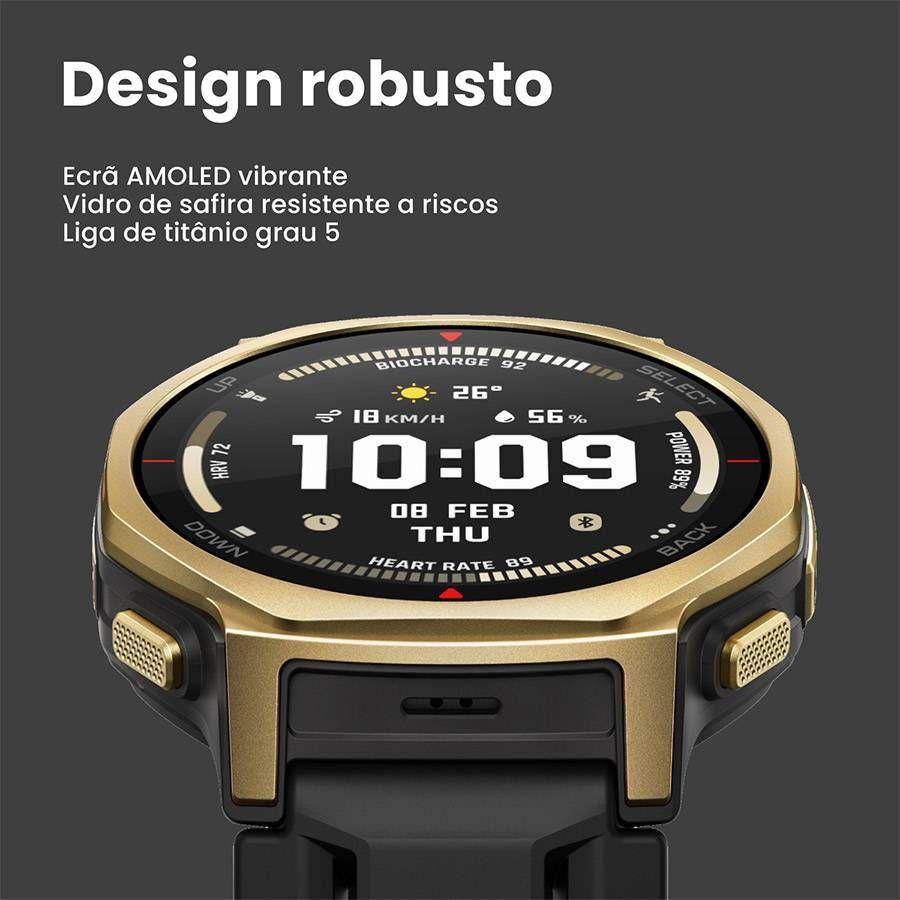 Smartwatch AMAZFIT T-Rex 3 Pro (Polímero e titânio - Preto Tático), miniatura 6
