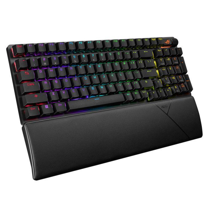 Teclado ASUS ROG Strix Scope II 96 Wireless (Francês - Interruptor de chave mecânico - 96% - Preto) — miniatura 5