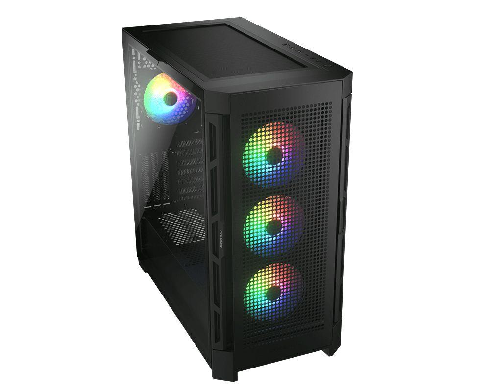 Caixa PC COUGAR DuoFace Pro RGB (Midi Tower - Nylon - 19 cm - Preto) — miniatura 3